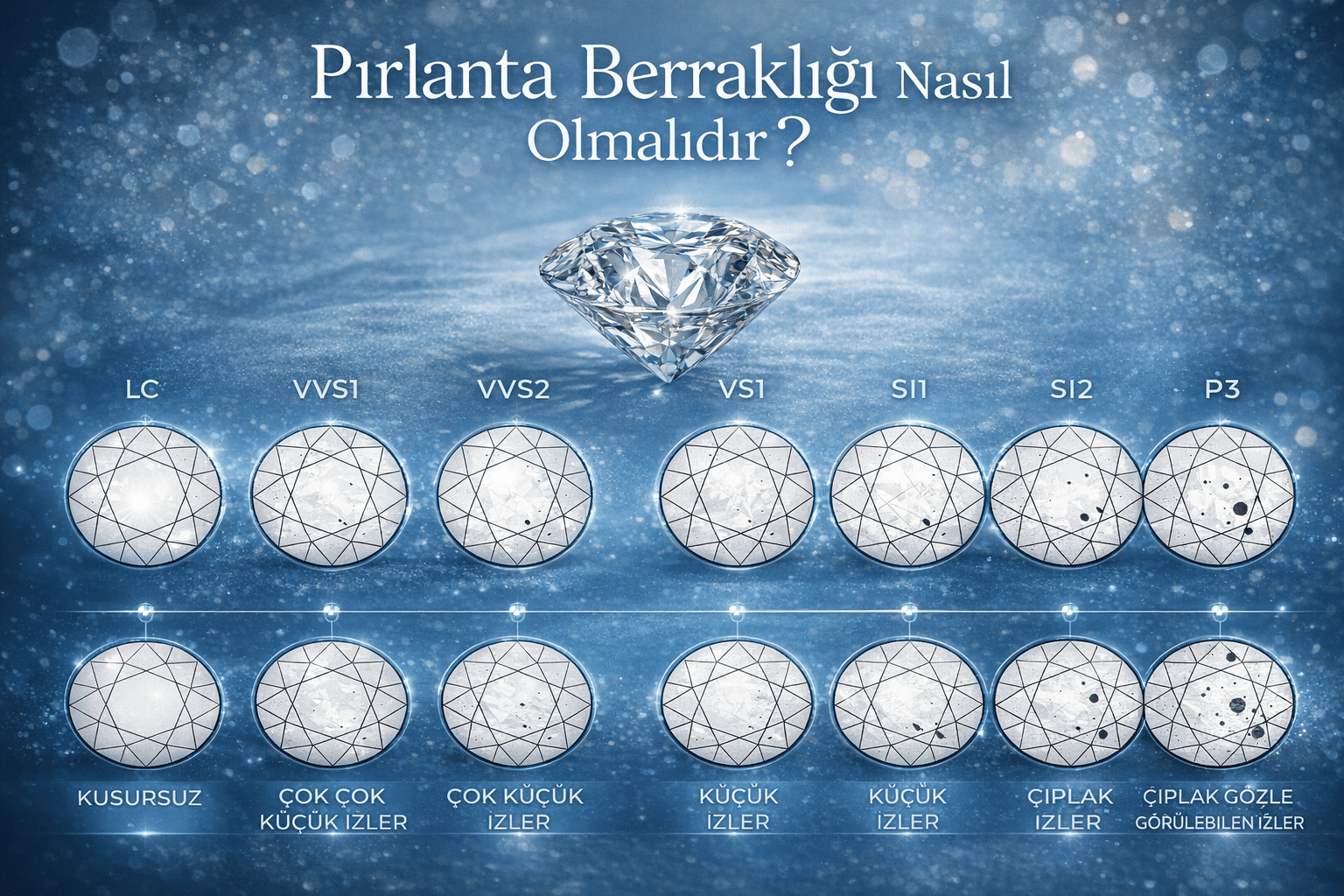 Pırlanta Berraklığı Nasıl Olmalıdır?