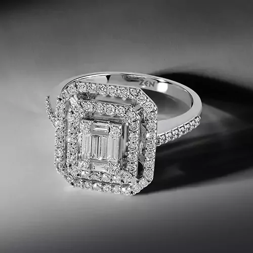 En Çok Tercih Edilen<br> Baget Pırlanta Yüzükler