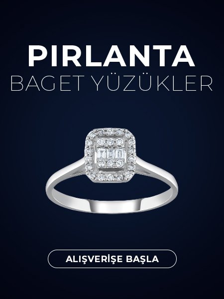 PIRLANTA BAGET YÜZÜKLER